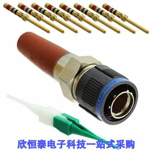 CFX26M1108PZN连接器 《 CONN PLUG MALE 8POS GOLD CRIMP    》