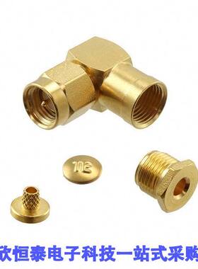 1051139-1连接器 《 CONN SMA PLUG R/A 50 OHM SOLDER    》