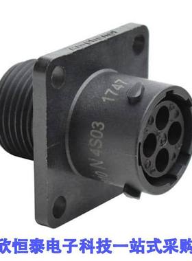 RTS010N4S03连接器 《 CONN RCPT HSG FMALE 4POS PNL MNT    》