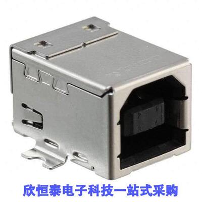 1-1734346-1连接器 《 CONN RCPT USB2.0 TYPEB 4P SMD RA    》