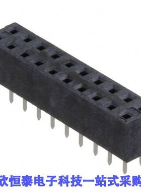 0791077059连接器 《 CONN RCPT 20POS 0.079 GOLD PCB    》