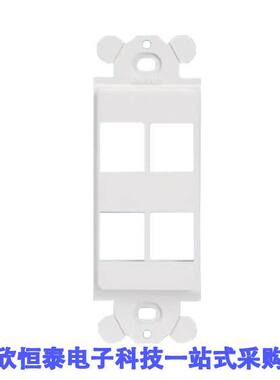 NK4RMFIG连接器 《 FACEPLATE 4PORT GRAY    》