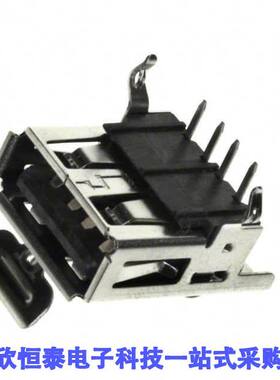 LUSBA11100连接器 《 CONN RCPT TYPEA 4POS PCB R/A    》