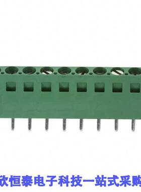 1-282847-0连接器 《 TERM BLK 10POS 35DEG 5.08MM PCB    》