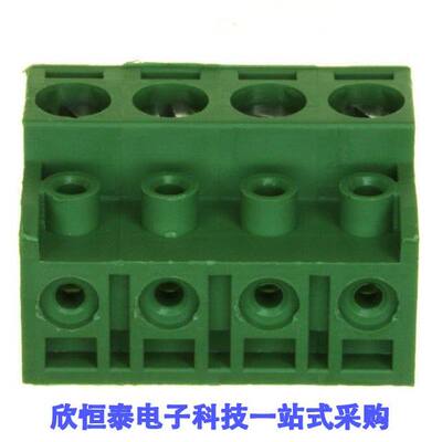 282830-4连接器 《 TERM BLO【 PLUG 4POS 90DEG 5MM    》