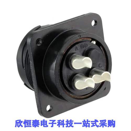 JL10-2E22-22PE连接器 《 CONN RCPT MALE 4P SOLDER CUP    》