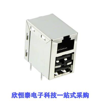 6116151-1连接器 《 CONN MOD JA【 8P8C R/A SHIELDED    》