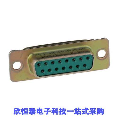 DAM15S连接器 《 DSUB 15 F SOD G30 ZINC    》