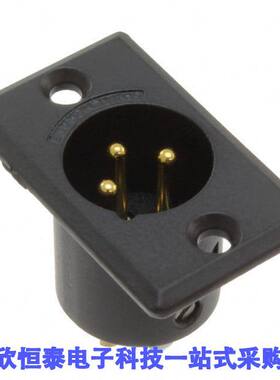 D3MBAU连接器 《 CONN RCPT MALE XLR 3POS SOLDER    》