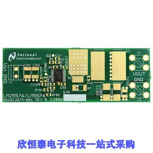 LM5576BLDT/NOPB开发板 《 WEBENCH BUILD IT BOARD LM5576    》