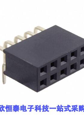 613010243121连接器 《 CONN HDR 10POS 0.1 GOLD PCB R/A    》