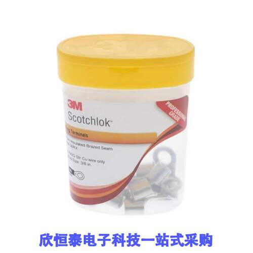 M4-38RX-BOTTLE连接器 《 CONN RING CIRC 4AWG #3/8 10PC    》