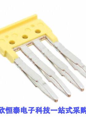 1776140000连接器 《 JUMPER TERM BLK 4POS FLAT PIN    》