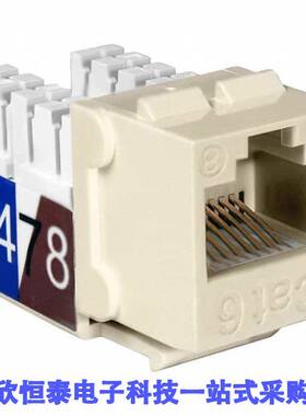 NKJ-6509连接器 《 CAT6 SLIMSTYLE 90 DEGREE KEYSTON    》