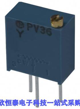 PV36Y202C01B00电位计 《 TRIMMER 2K OHM 0.5W PC PIN TOP    》
