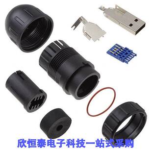 CONN PLUG SLD US3AT 9POS 180连接器 TYPEA DCC USB3.0