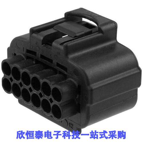 184115-1连接器 《 CONN PLUG HOUSING 12POS BLA【    》