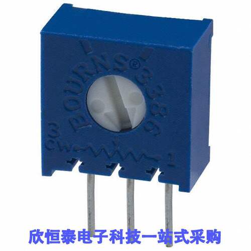 3386C-1-200LF电位计 《 TRIMMER 20 OHM 0.5W PC PIN SIDE    》