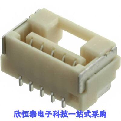 5023860570连接器 《 CONN RCPT 5POS 0.049 TIN SMD R/A    》
