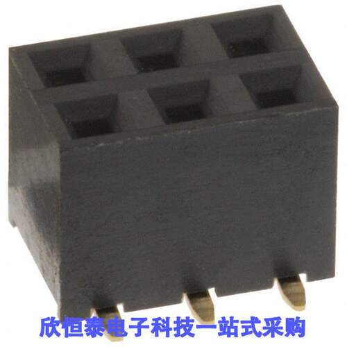 NPPN032FFKS-RC连接器 《 CONN HDR 6POS 0.079 GOLD SMD    》