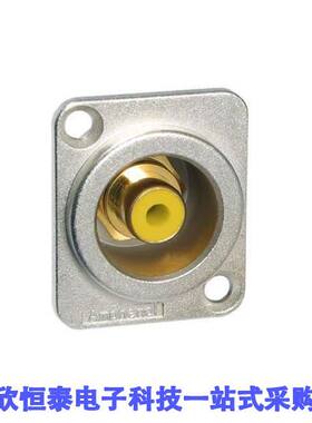 ACJD-YEL连接器 《 CONN RCA JA【 CHASIS MOUNT YELLW    》