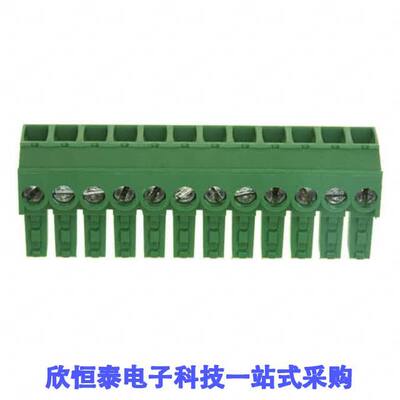 1-284507-2连接器 《 TERM BLO【 PLUG 12POS STR 3.81MM    》