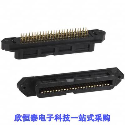 553443-4连接器 《 CONN RCPT 50POS VERT PRESS-FIT    》