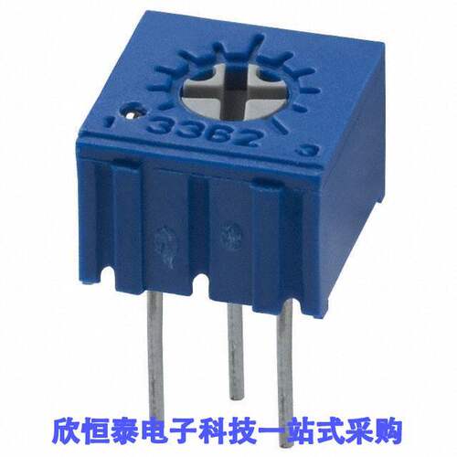 3362H-1-200LF电位计 《 TRIMMER 20 OHM 0.5W PC PIN TOP    》