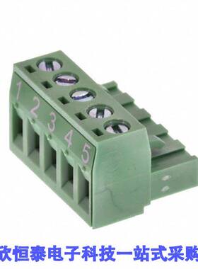 0395305105连接器 《 TERM BLO【 PLUG 5POS STR 5.08MM    》