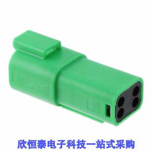 CONN GREEN RCPT 4POS HSG 0934443203连接器