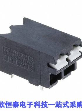 1823748连接器 《 TERM BLK 2P SIDE ENT 3.81MM PCB    》