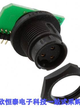 EN3P3FRAPCBW连接器 《 CONN RCPT FMALE 3POS GOLD PCB    》