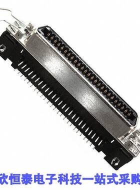 5555149-3连接器 《 CONN RCPT 50POS R/A SOLDER    》