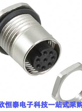 1553860连接器 《 CONN RCPT FMALE 8POS GOLD SOLDER    》