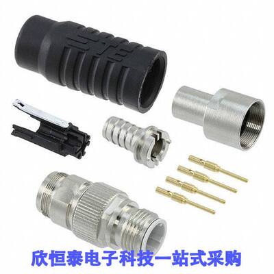 1-2823449-3连接器 《 CONN PLUG MALE 5POS GOLD CRIMP    》