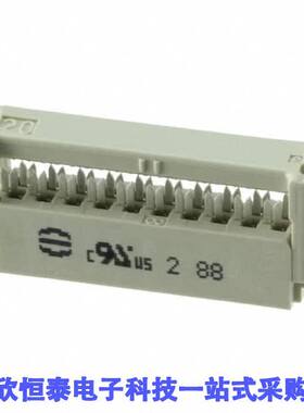 09185206804连接器 《 CONN RCPT 20POS IDC 26-28AWG    》