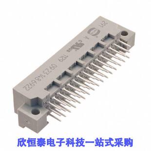 09231486922连接器 《 CONN DIN HDR 48POS PCB GOLD    》