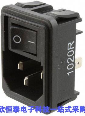 1-1609112-1连接器 《 PWR ENT MOD RCPT IEC320-C14 PNL    》