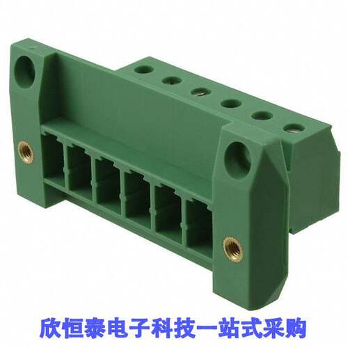 1840599连接器 《 TERM BLK HEADER 6POS GREEN    》