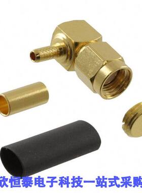 132182RP连接器 《 CONN RPSMA PLUG R/A 50OHM SOLDER    》