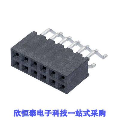 M22-6550642R连接器 《 CONN RCPT 12P 0.079 GOLD SMD R/A    》