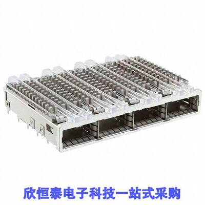 2007626-1连接器 《 CONN QSFP+ CAGE 1X4 W/HSINK R/A    》