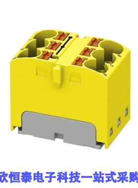 3273796连接器 《 DISTRIBUTION BLO【 YELLOW    》