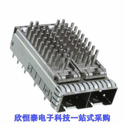 2198230-3连接器 《 CONN SFP+ CAGE 1X2 W/HSINK R/A    》