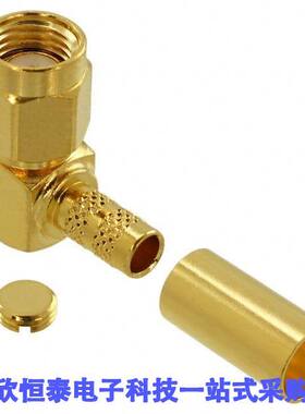 132194RP连接器 《 CONN RPSMA PLUG R/A 50OHM SOLDER    》