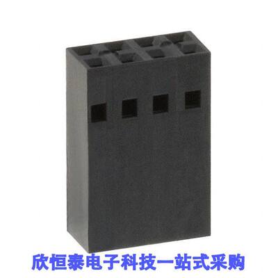 104482-3连接器 《 CONN HOUSING 8POS .100 DUAL ROW    》