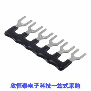 BNJ26FWB连接器 《 JUMPER BARRIER BLK 6POS SPADE    》