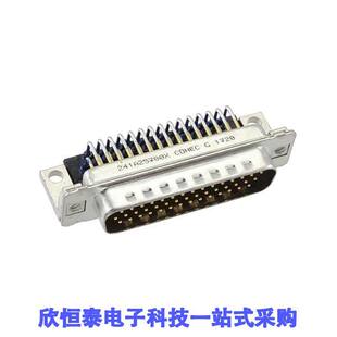 241A25780X连接器 《 CONN DSUB HD PLUG 44POS R/A SLDR    》