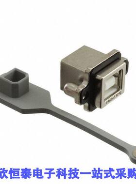 MUSBD111M1连接器 《 CONN RCPT USB2.0 TYPEB 4P PCB RA    》