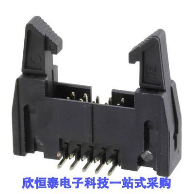 61201022921连接器 《 CONN HEADER R/A 10POS 2.54MM    》